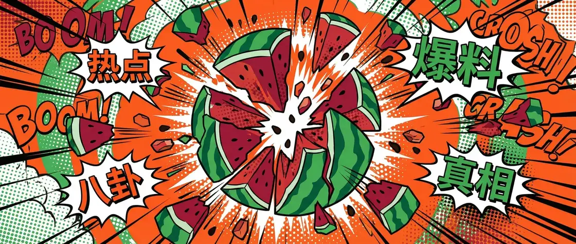 911八卦 今日头瓜爆炸漫画横幅